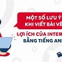 Nói Về Internet Bằng Tiếng Anh Ngắn Nhất